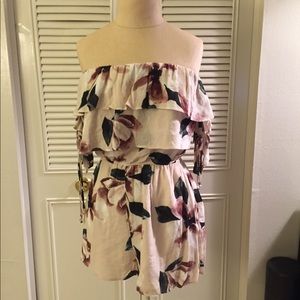 American Eagle Floral Romper